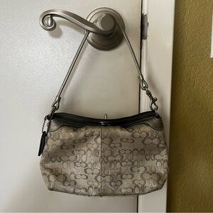 Coach Silver/Gray Small Bag